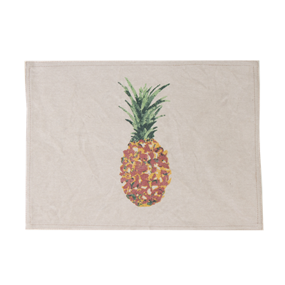 Placemat pineapple print