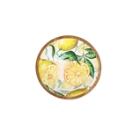 Bowl - Mango wood - Lemon 18 cm.