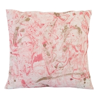 Cushion marble Rose/Gold 50x50, Recycled cotton