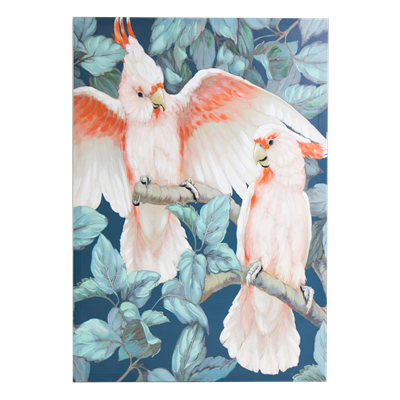 Painting - Print & Acrylic - Cockatoo