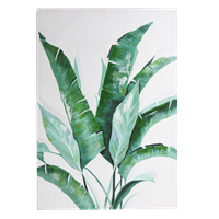 Painting - Print & Acrylic - Banana leaf