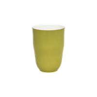 Porcelain mug, solid olive