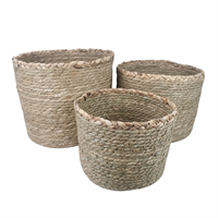 Basket seagrass s/3 braided edge
