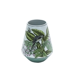 Porcelain vase parrot 18X22