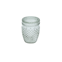 Glass Bowl clear, Acorn 11x8cm, recycled glas