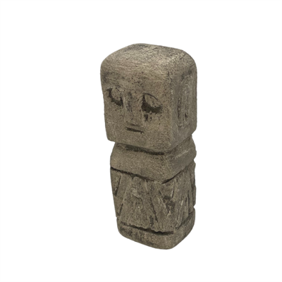 Stoneman, 10 cm. Patung antique zigzag