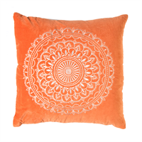 Cushion, Mandala,  Orange 60x60 cm