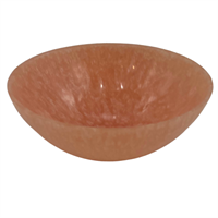 Bowl resin, Peach 22cm