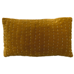 Cushion stitch mustard yellow, 30x50 incl filler