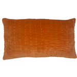Cushion stitch orange, 30x50 incl filler