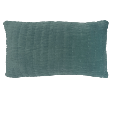 Cushion stitch turquoise, 30x50 incl filler