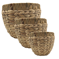 Baskets round set of 3